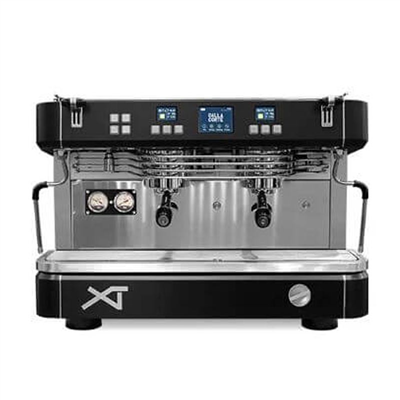 Dalla Corte XT Barista Espresso Kahve Makinesi, 2 Gruplu, Siyah-Krom