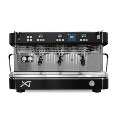Dalla Corte XT Barista Espresso Kahve Makinesi, 3 Gruplu, Siyah Krom