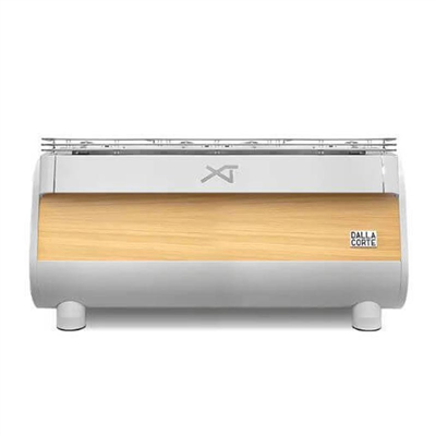 Dalla Corte XT Barista Espresso Kahve Makinesi, 3 Gruplu, Beyaz Meşe
