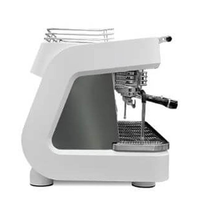 Dalla Corte XT Barista Espresso Kahve Makinesi, 2 Gruplu, Beyaz-Krom