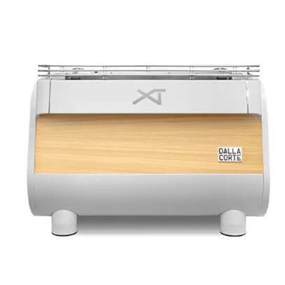 Dalla Corte XT Classic Espresso Kahve Makinesi, 2 Gruplu, Beyaz-Meşe