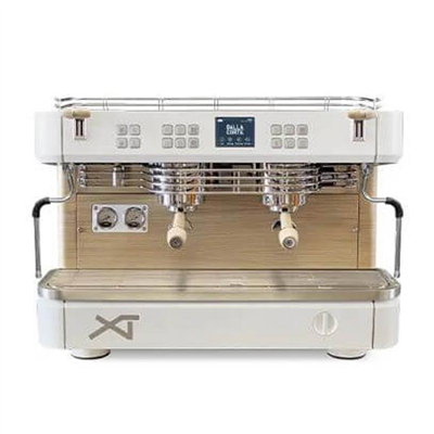 Dalla Corte XT Classic Espresso Kahve Makinesi, 2 Gruplu, Beyaz-Meşe