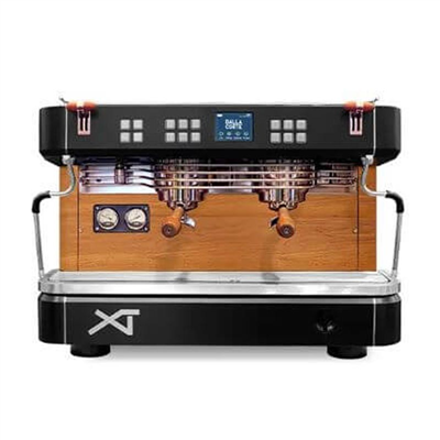 Dalla Corte XT Classic Espresso Kahve Makinesi, 2 Gruplu, Siyah-Ceviz