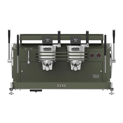 Dalla Corte Zero Barista Espresso Kahve Makinesi, 2 Gruplu, Zeytin Yeşili