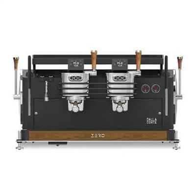 Dalla Corte Zero Barista Espresso Kahve Makinesi, 2 Gruplu, Siyah-Ceviz