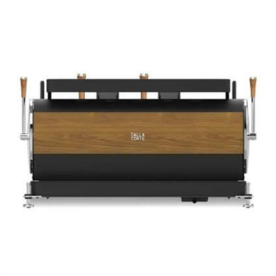 Dalla Corte Zero Barista Espresso Kahve Makinesi, 2 Gruplu, Siyah-Ceviz
