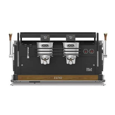 Dalla Corte Zero Classic Espresso Kahve Makinesi, 2 Gruplu, Siyah-Ceviz