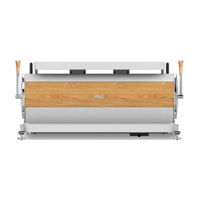 Dalla Corte Zero Classic Espresso Kahve Makinesi, 2 Gruplu, Beyaz-Meşe
