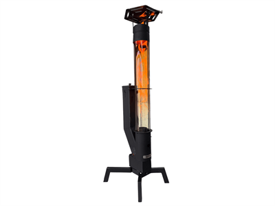 110 cm Pelet Sobası - Kamp ve Bahçe İçin & Pelet ve Pürmüz Çakmak Hediyeli