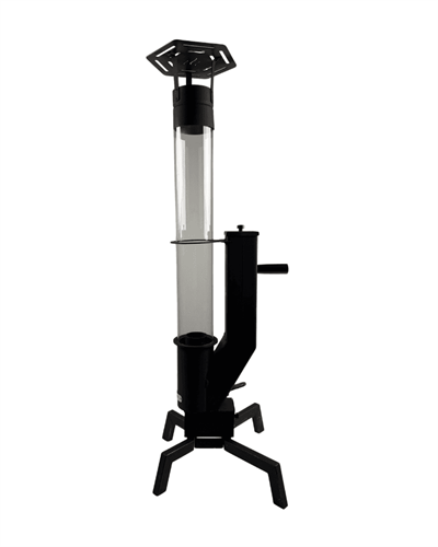 110 cm Pelet Sobası - Kamp ve Bahçe İçin & Pelet ve Pürmüz Çakmak Hediyeli