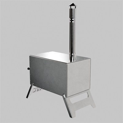 Galvaniz Kamp & Çadır Sobası - Mat Yüzeyli & Taşınabilir