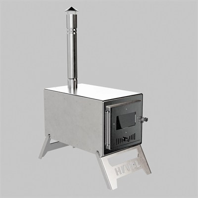 Galvaniz Kamp & Çadır Sobası - Mat Yüzeyli & Taşınabilir