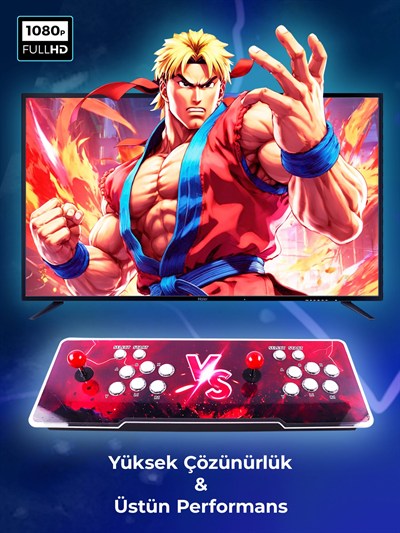 Habl 2025 Retro Arcade Oyun Konsolu – 50.500 Oyunlu Super Box