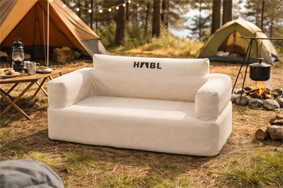 HABL Otomatik Şişme Kamp Koltuğu 4000mAh Şarjlı Su Tutmaz Premium Şişme Kamp Koltuğu 1000D Oxford Kumaş