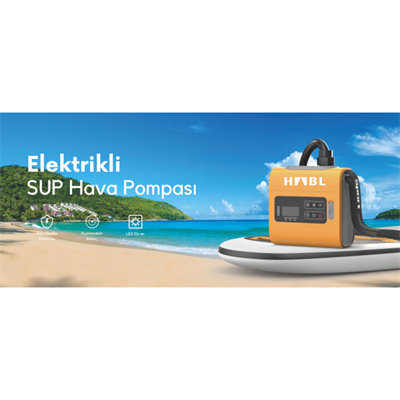 HABL Şarjlı Dijital Güçlü Hava Pompası - 22 PSI (1.5 BAR)