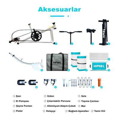 Habl Şişme Deniz Bisikleti - Water Bike