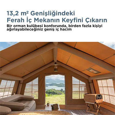 Habl Şişme Kamp Çadırı – 13.2 M2