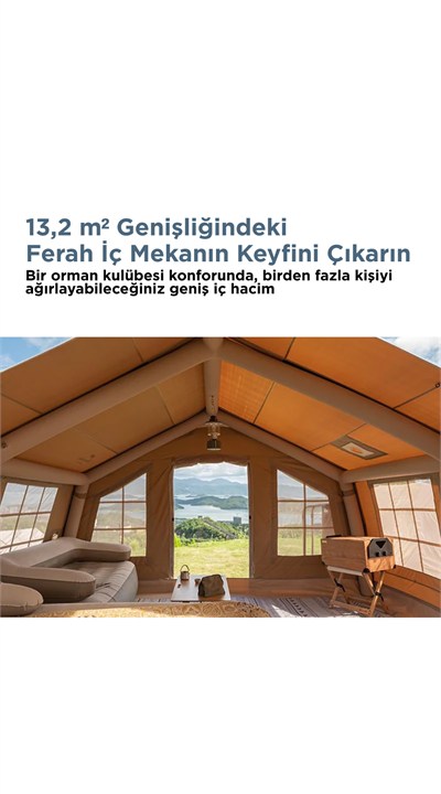Habl Şişme Kamp Çadırı – 13.2 M2