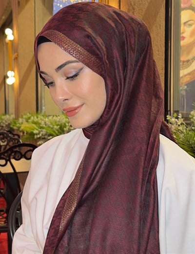 Kaz Ayağı- Bordo