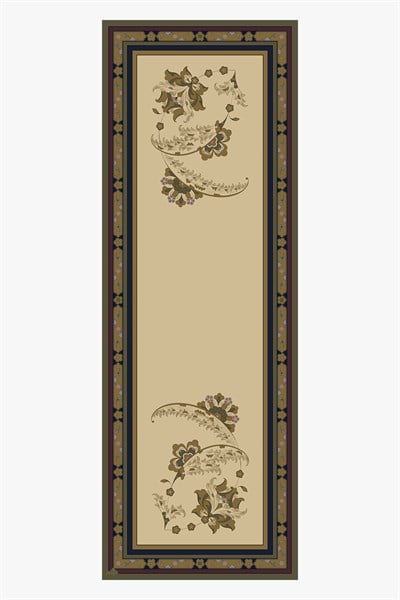 Tezhip Krep İpek Şal 70x200