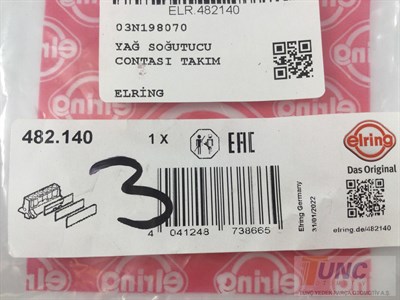 Yağ Soğutucu Contası