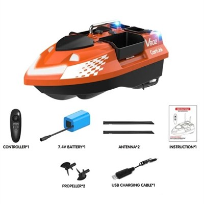 Flytec V802 4 Hazne Sabit Rota 3KG Yük 500M 12000Mah Pil (KONUMSUZ)