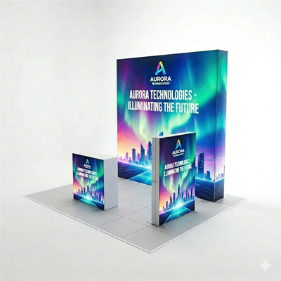 1 Birim (6 m²) Kongre ve Fuar Standı set 3