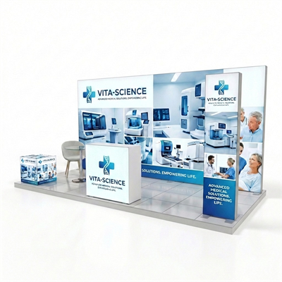 2 Birim (12 m²) Kongre ve Fuar Standı set 1