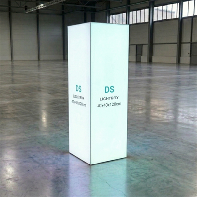 40×40×120 CM KÜP LIGHTBOX İNCE KULE
