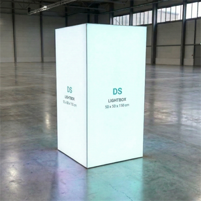 50×50×150 CM KÜP LIGHTBOX ORTA KULE