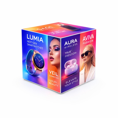 Küp Lightbox 505×050 cm - Genel Görünüm