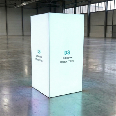 60×60×120 CM KÜP LIGHTBOX GENİŞ KULE