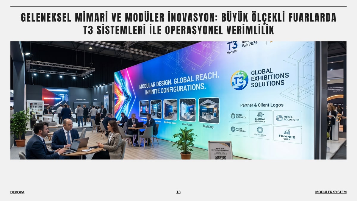 Geleneksel Mimari ve Modüler İnovasyon: Büyük Ölçekli Fuarlarda T3 Sistemleri ile Operasyonel Verimlilik