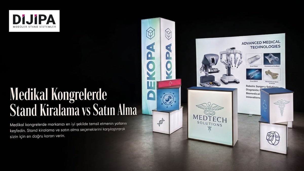 Medikal Kongrelerde Stand Kiralama vs Satın Alma