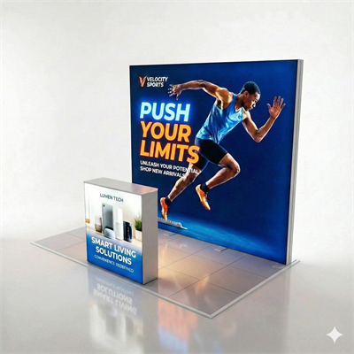 6 m² Modüler Lightbox Fuar ve Kongre Standı