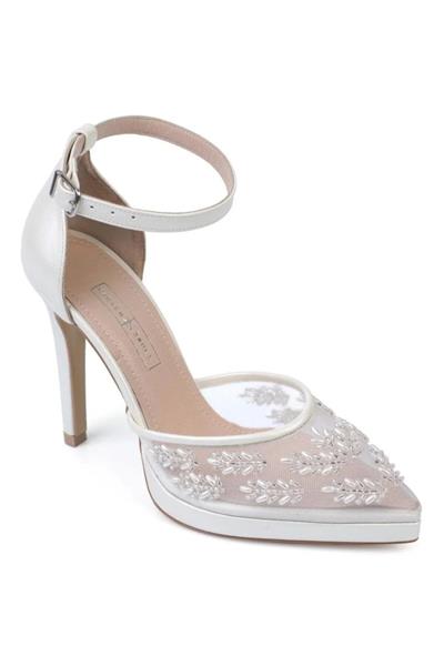 Karvenshoes Haki̇ki̇ Deri̇ Platform Abi̇ye Ayakkabi 509