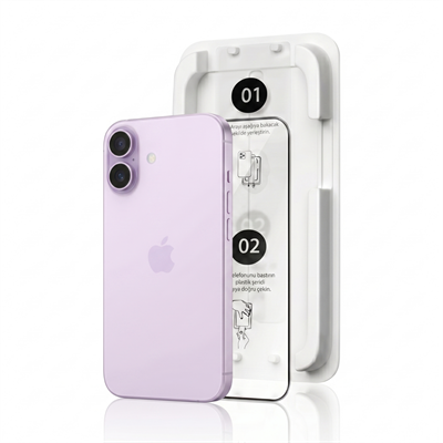 Fulltech MagicBox iPhone 17 Premium Tempered Glass Aparatlı Ekran Koruyucu - Clear