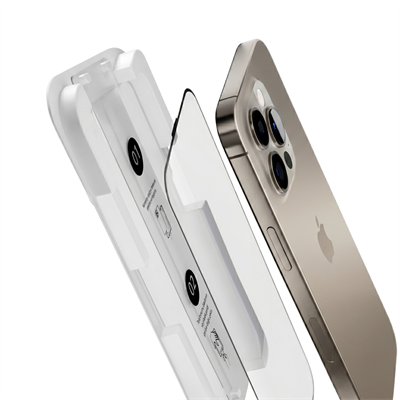 Fulltech MagicBox iPhone 17 Pro Premium Tempered Glass Aparatlı Ekran Koruyucu - Clear