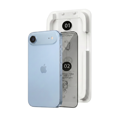 Fulltech MagicBox iPhone Air Premium Tempered Glass Aparatlı Ekran Koruyucu - Privacy