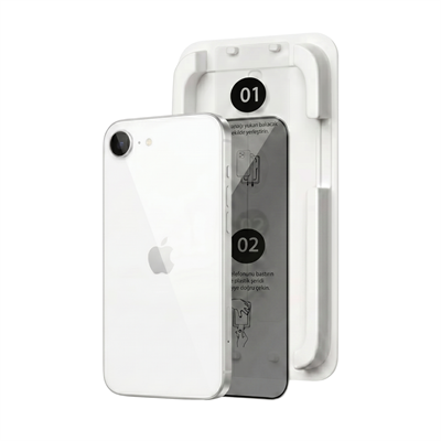 Fulltech MagicBox iPhone17e/16e/14/13Pro/13 Premium Tempered Glass Aparatlı Ekran Koruyucu - Privacy