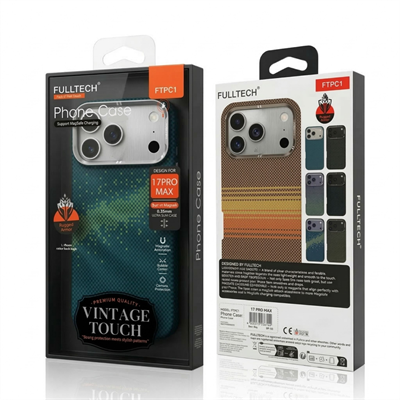 Fulltech PC1 iPhone 17 Pro Max Magsafe Karbon Tasarım Kılıf - Star Sky