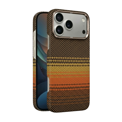 Fulltech PC1 iPhone 17 Pro Max Magsafe Karbon Tasarım Kılıf - Sunset