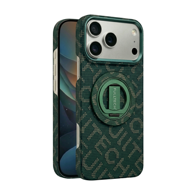 Fulltech PC2 iPhone 17 Pro Max Magsafe Karbon Tasarım Kılıf - Green