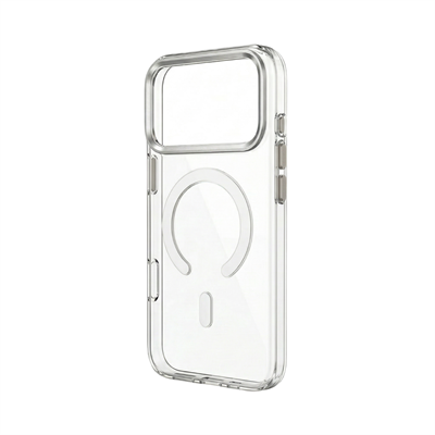 Fulltech PC3 iPhone 17 Pro Max Magsafe Karbon Tasarım Kılıf - Şeffaf White