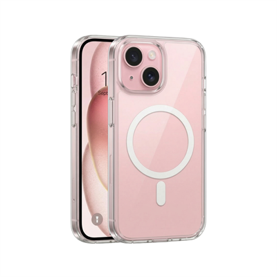 iBerry Bunkerglass iPhone 15 Magsafe Uyumlu Kılıf - Şeffaf