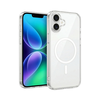 iBerry Bunkerglass iPhone 16 Plus Magsafe Uyumlu Kılıf - Şeffaf