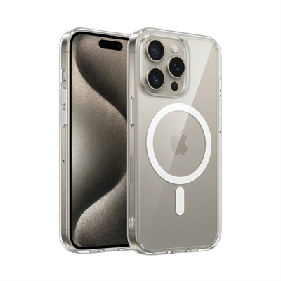 iBerry Bunkerglass iPhone 16 Pro Magsafe Uyumlu Kılıf - Şeffaf