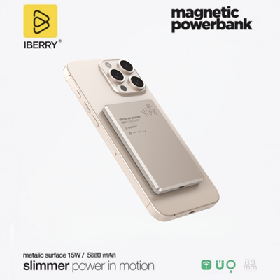 iBerry Wim25R 5.000 mAh 15W Çıkışlı Powerbank - Rose