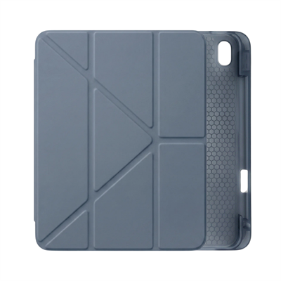 PS iPad A16 / 10.9 (10. nesil) Tri Folding Standlı Kılıf - Gri