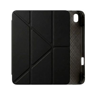 PS iPad A16 / 10.9 (10. nesil) Tri Folding Standlı Kılıf - Siyah